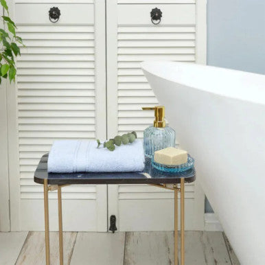 Karaca Home Daily Soft 100% Cotton Face Towels 50x90cm Ice Blue |  200.20.01.0300