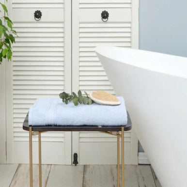 Karaca Home Daily Soft 100% Cotton Face Towels 70x140cm Ice Blue | 200.20.01.0301