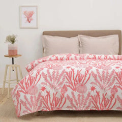 Karaca Home Coral Tile 100% Cotton Single Blanket [160x220cm] |  200.20.01.0452