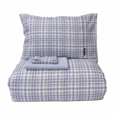 Karaca Home Luan Blue 100% Cotton Double Duvet Cover Set |  200.20.01.0555