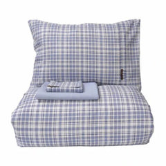 Karaca Home Luan Blue 100% Cotton Double Duvet Cover Set |  200.20.01.0555