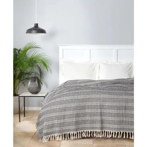 Karaca Home Destina Anthracite Double Multi-Purpose Cover [200x230cm] | 200.20.01.0588