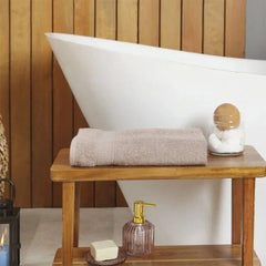 Karaca Home Dielle Recycle 100% Cotton Bath Towels 50x90cm Beige |  200.20.01.0673