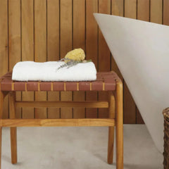 Karaca Home Dielle Recycle 100% Cotton Bath Towels 70x140cm Off-White |  200.20.01.0680