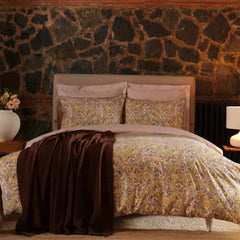 Karaca Home Florent Yellow Single Duvet Cover Set Knitted Blanket Set |  200.21.01.0023