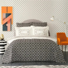 Karaca Home Minerva Black Double Embroidered Duet Set |  200.21.01.0040