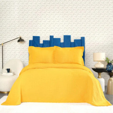 Karaca Home Cedric Yellow Double Bedspread |  200.21.01.0044