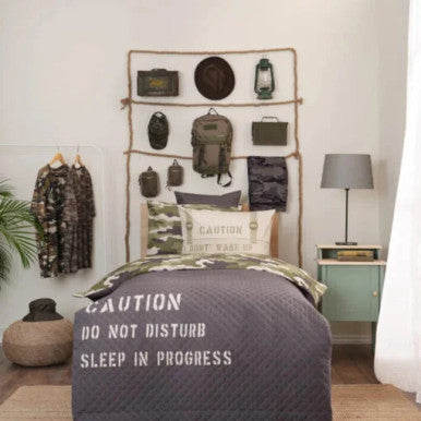 Karaca Home Young Camuflage 100% Cotton Single Complete Set |  200.21.01.0389