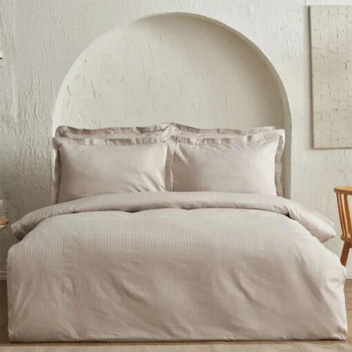 Karaca Home Uniq 100% Cotton Satin Double Duvet Cover Set [Beige] |  200.21.01.0691