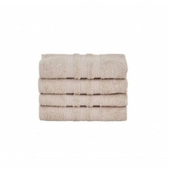 Karaca Home Road 100% Cotton 4Pcs Face Towels Set 50x90cm Beige |  200.21.01.0734