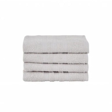 Karaca Home Road 100% Cotton 4Pcs Face Towels Set 50x90cm Grey |  200.21.01.0736