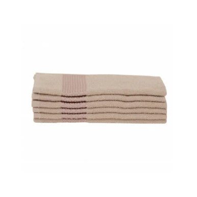 Karaca Home Honey 100% Cotton 6Pcs Hand Towels Set 30x50cm Beige | 200.21.01.0741