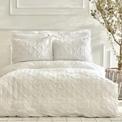 Karaca Home White Collection Castello 100% Cotton – Double Punto Duvet Cover Set [White] |  200.22.01.0113