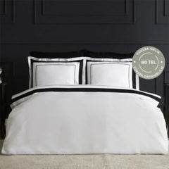 Karaca Home White Collection Charlotte – Double Satin Duvet Cover Set [White] |  200.22.02.0041