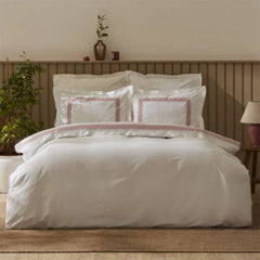 Karaca Home Nature Lover Dakota Bamboo Embroidered Double Duvet Cover Set [Coral] | 200.22.04.0009