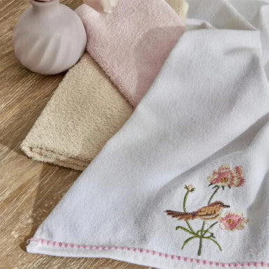 Karaca Home Bird 100% Cotton 3Pcs Hand Towels 30x50cm |  200.22.05.0115