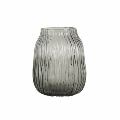 Karaca Home Janis Glass Vase – [19,5x16cm] Grey |  200.22.11.0004