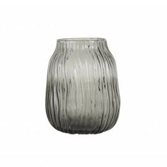 Karaca Home Janis Glass Vase – [19,5x16cm] Grey |  200.22.11.0004