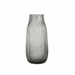Karaca Home Janis Glass Vase [26x12cm] Grey | 200.22.11.0005