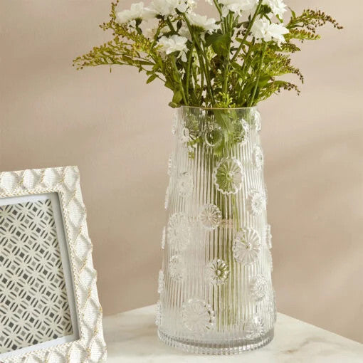 Karaca Home Neal Clear Glass Vase | 200.22.11.0011