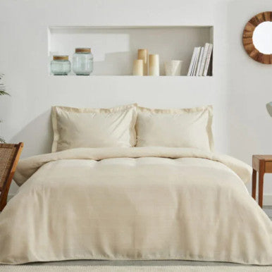 Karaca Home Aurora 100% Cotton Kopennakili Double Bedspread Set [Cream] |  200.22.14.0016