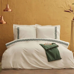 Karaca Home Firenze 100% Cotton Double Duvet Cover Set [Petrol] |  200.22.14.0297