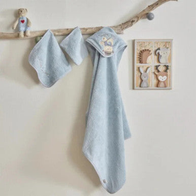 Karaca Home Little Cowboy Towels-Swaddle-Bag 3Pcs Set |  200.22.14.0340