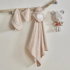Karaca Home Lovely Sheep Towels-Swaddle-Bag 3Pcs Set |  200.22.14.0341