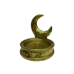 Ramadan Resin Crescent Moon Snack Bowl Holder | 2002-43