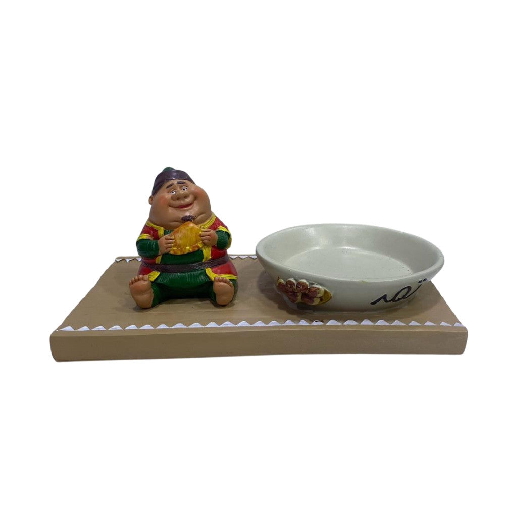 Ramadan Resin Crescent Moon Snack Bowl Holder | 2002-94