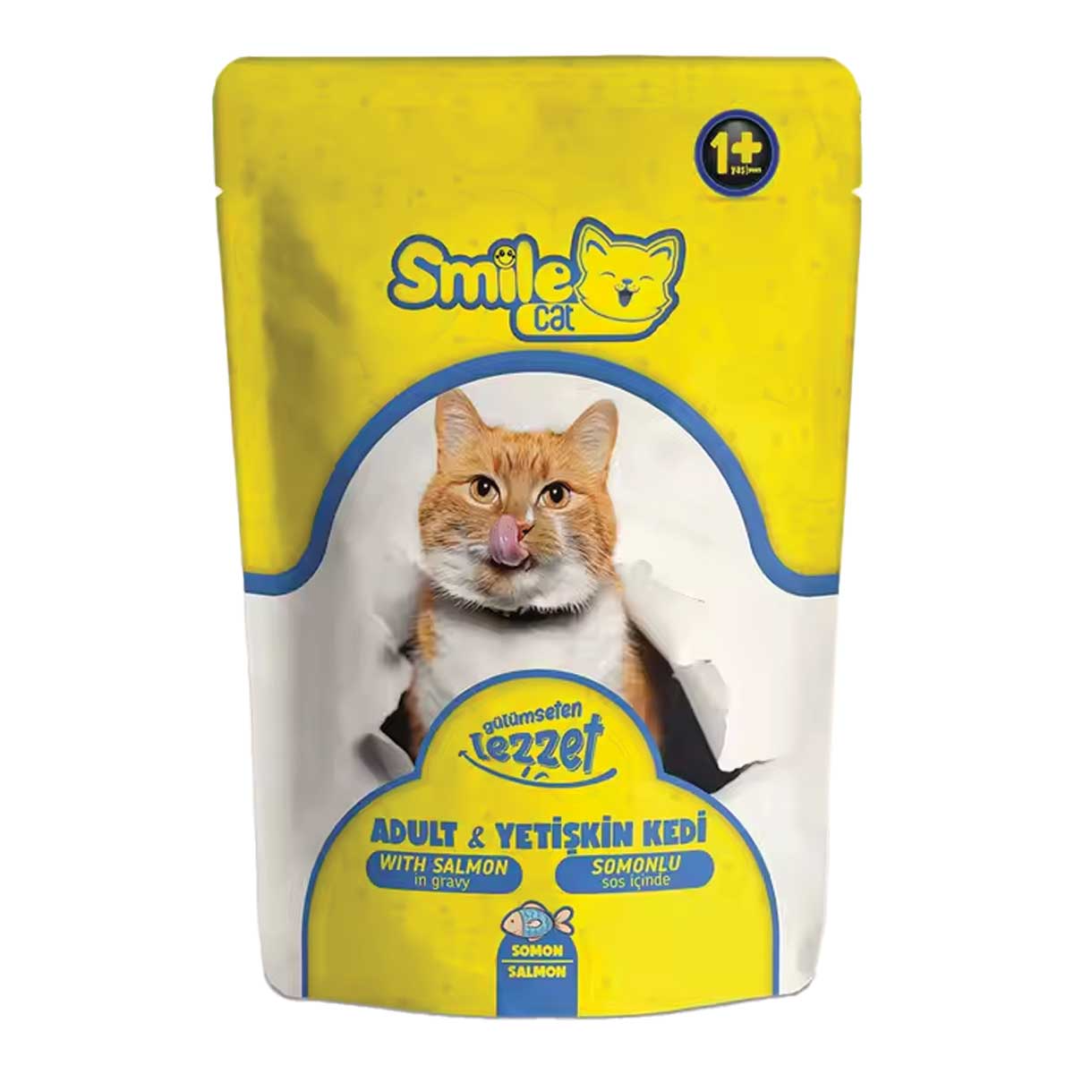 Smile Salmon In Gravy Cat Food 100G