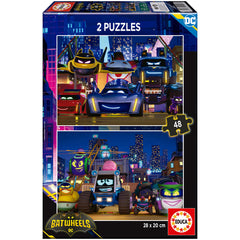 Educa Batwheels - 2 Puzzle Set 48 pcs | 20107