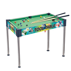 Kids Large Pool Table Game with Metal Legs & Accessories | 2326-1