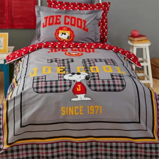 Karaca Peanuts Home Joe Single 100% Cotton Duvet Cover Set |  203.01.01.0001