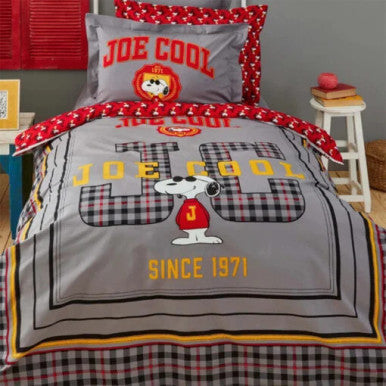 Karaca Peanuts Home Joe Single 100% Cotton Duvet Cover Set |  203.01.01.0001