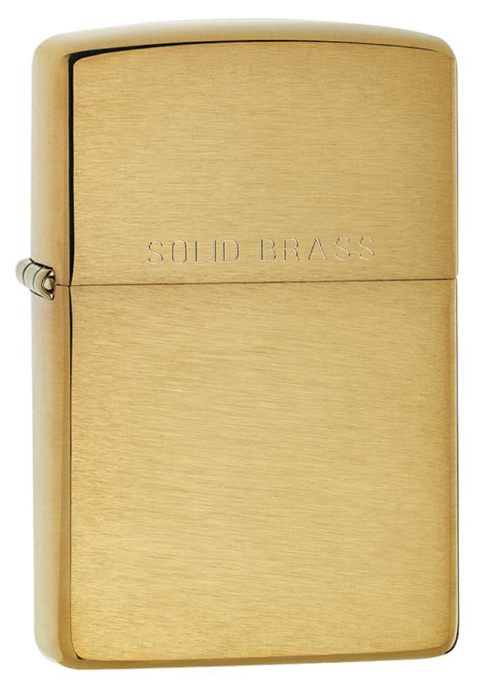 Zippo Regular Finish Solid Brass Lighter | 204
