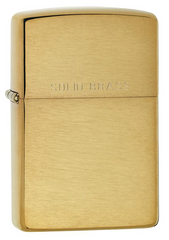 Zippo Regular Finish Solid Brass Lighter | 204