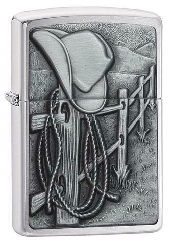 Zippo Resting Cowboy Windproof Lighter | 24879