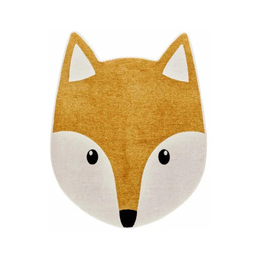 Karaca Cashmere Carpet Nature Lover Recyclable Lovely Friends Fox 120x120cm |  210.01.01.0003