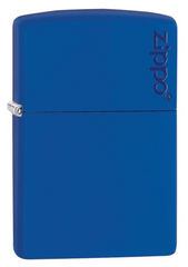 Zippo Regular Royal Blue Logo Windproof Lighter | 229ZL