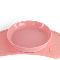 Twistshake Click-Mat Mini + Plate Pastel Pink | 78439