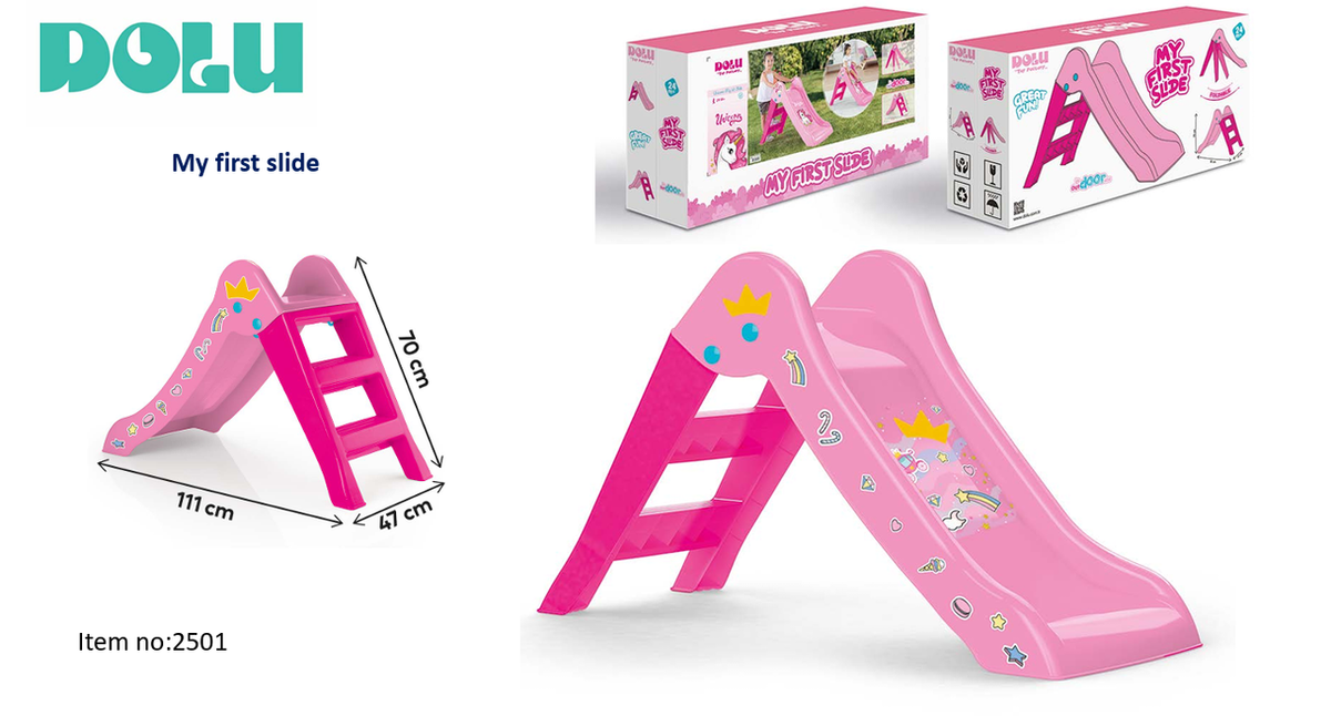 Dolu My First Slide Pink Kids Slide | 2501