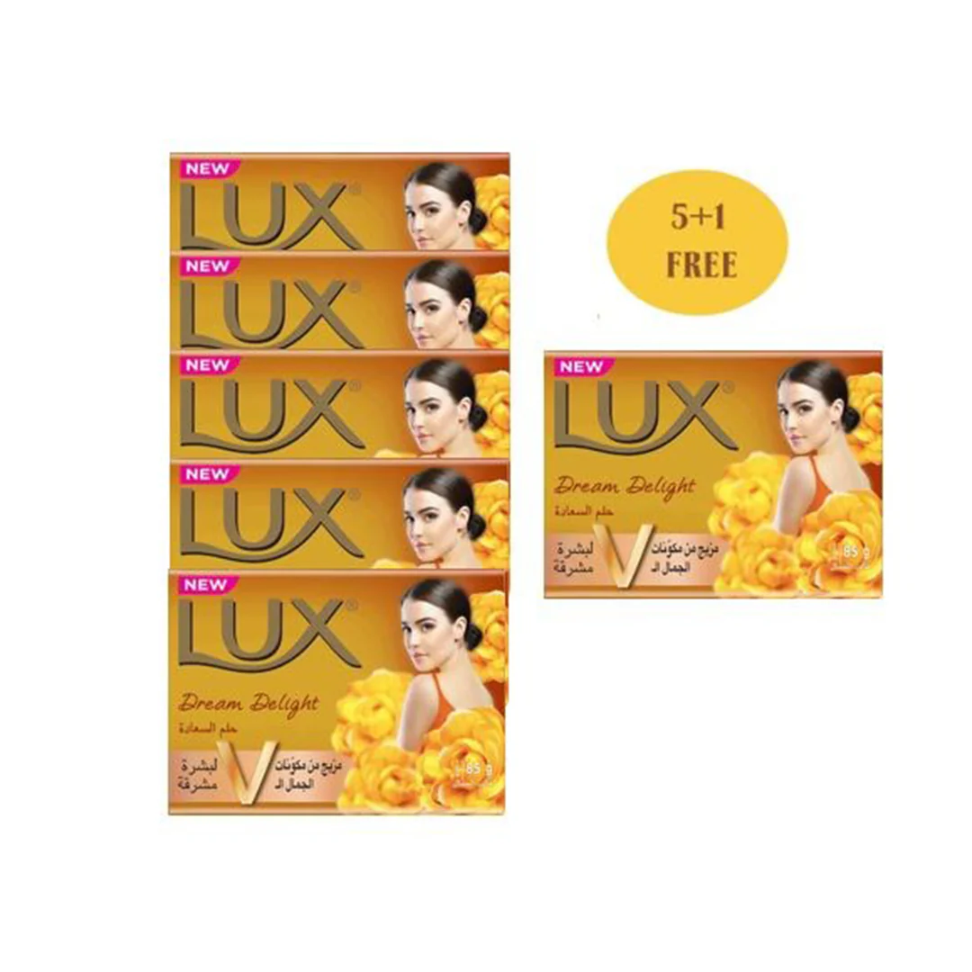 Lux Dream Delight 2-in-1 Bar Soap 75g 5 + 1 Free | 272690