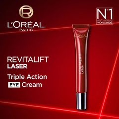 L'Oréal Paris Revitalift LaserTriple Action Anti-Aging Eye Cream - 15ml