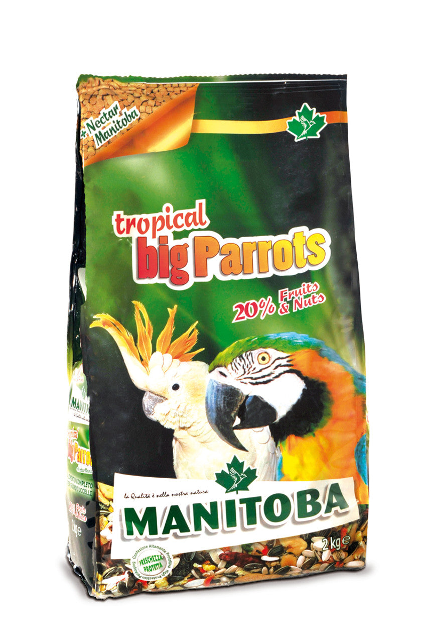 Manitoba Tropical Big Parrots Bird Food 2Kg | 26063/2