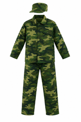 Army Boys Costume (Jacket, Pants, Cap) | 88264