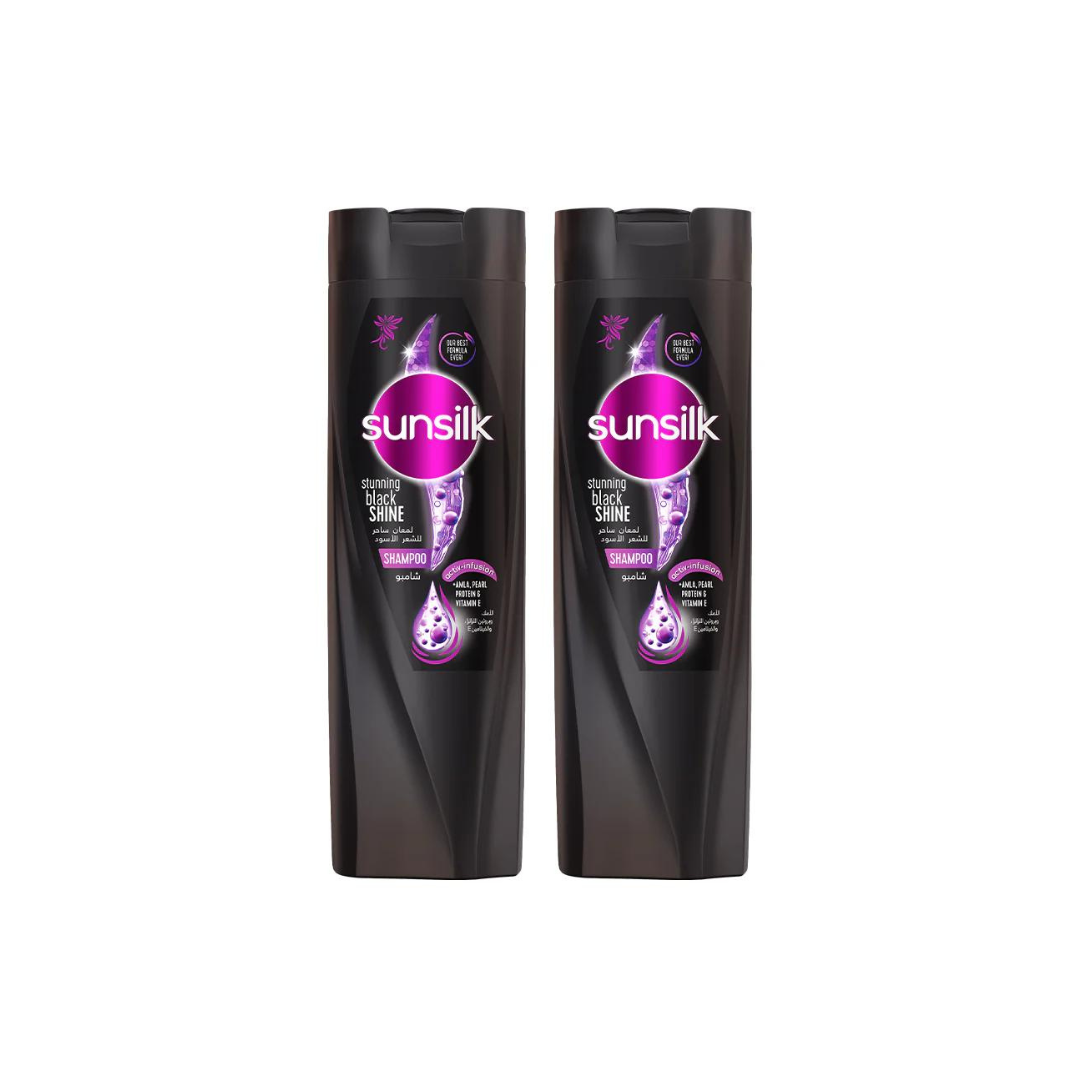 Sunsilk Shampoo Black Shine 350ml, 2 @ 20% OFF | 281629