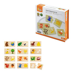 Viga Animal Feeding Puzzle Set 24-Piece | 51607