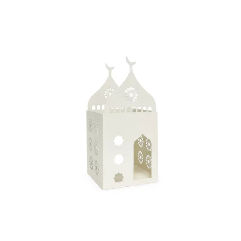 Articles Ivory Decorative Metal Mosque 11.5×11.5×H25 cm | 29002-20B
