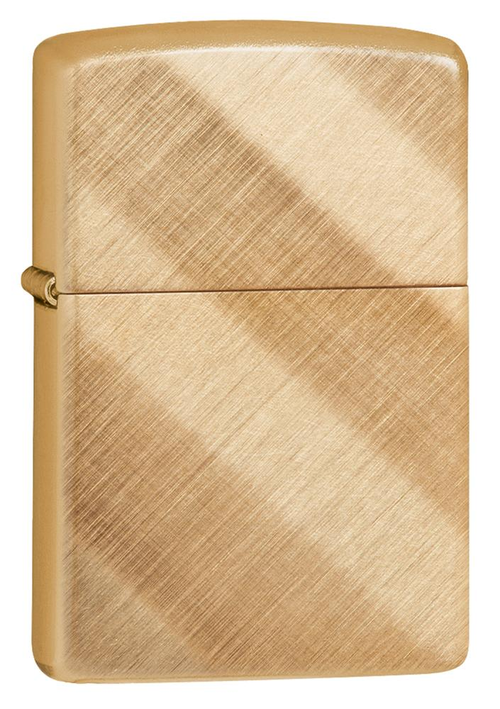 Zippo Diagonal Wave Brass Windproof Lighter | 29675